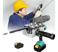 Lithium Battery Stringing Machine, Electrician Pulling Wire Hidden Pipe Threader, Wall Threading Wire Machine Pulling Tool, Led Lighting, for Communication, Home Decoration, Etc 1xBateria