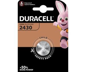 Lithium button cell Duracell DL2430 1-unit blister 3V Lithium
