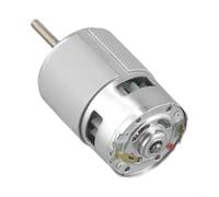 Lithium Electric Lawn Mower Motor 755 DC Motor 12V 16000RPM High Speed Metal Replacement Part for Power Tools Garden Equipment Silver Finish 1 Pack