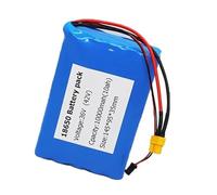 Lithium-ion Battery 36V 10Ah Replacement Battery with BMS Protection Board and Charger Electric Bike Pack for 50W-500W Motor Electric Bicycle Scooter 36V 10Ah,XT60+SM