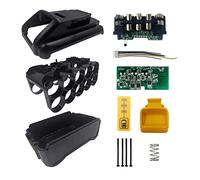 Lithium Ion Battery Box Adapter Converter Tool DCB200 10x21700 FUNC Li-ion Battery Case Lithium Ion Battery Case Organizer with Belt Clip Small for Travel Charging