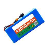 Lithium-Ion Electric Bicycle Battery Pack 48V 42Ah with Charger - High Capacity E-Bike Battery for Enhanced Performance, 13s3p Design