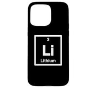 Lithium - Li Periodic Table of Elements, Science Gifts Case for iPhone 15 Pro Max
