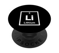 Lithium - Li Periodic Table of Elements, Science Gifts PopSockets Adhesive PopGrip
