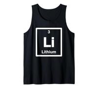 Lithium - Li - Periodic Table of Elements - Science Gifts Tank Top