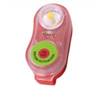 Lithium Life Vest Light Conspicuous Attract Lights Lamp Life Jacket Lights For Life Vest, Self-Lighting Light Survival Seawater(Orange)