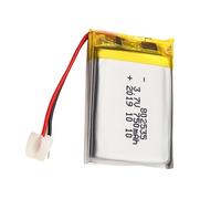 Lithium Polymer Battery 3.7V 750mAh 802535 Lipo Rechargeable Replacement Lithium Ion Battery Pack for Toy Cars,Drone,Beauty Instrument Battery Accessory