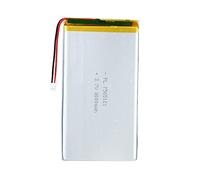 Lithium Polymer Battery 3.7V 8000mAh 7565121 Lipo Rechargeable Battery Pack with JST Connector for Bluetooth Speakers, Wireless Earbuds, Portable Electronics