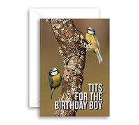 Lithobee - Funny Birthday Card - Birthday Boy - Rude Birthday Cards for Mum Dad Son Brother Sister Best Friend - Humorous 30th 40th 50th Bday Cards