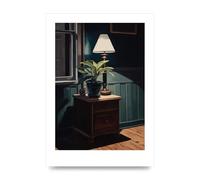 Lithobee - Hoppers Nighthawks Inspired Plant Home Wall Art Prints - A3 Unframed