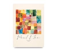 Lithobee - Paul Klee Untitled 1914 - Printed Wall Art Design in Sizes A2, A3 & A4 Framed in a Stylish Quality Coloured Frame or Unframed (A3 Unframed)