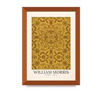 Lithobee - William Morris Vine 1873 - Printed Wall Art Design in Sizes A2, A3 & A4 Framed in a Stylish Quality Coloured Frame or Unframed (A4 Bronze Abraded Frame)