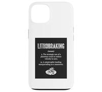 Lithobraking Planetary Crust Velocity Zero Catastrophic Case for iPhone 13