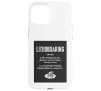 Lithobraking Planetary Crust Velocity Zero Catastrophic Case for iPhone 15