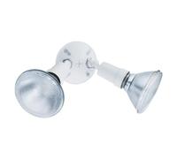 Lithonia Lighting OFTH 300PR 120 WH M12 Twin Par Holder Standard Outdoor Flood Light For Safety and Security, White by Lithonia Lighting