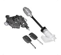 LithTor Bonnet Lock Repair Kit 1343577 for Ford Focus Mk2 C-Max with 2 Keys | Bonnet Release Lock Latch Barrel, Long Type Rod 25.5cm, 2 Keys, replaces 4M5AA16B970BA , Focus ST225 (Key + lock)