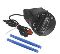 LithTor Headlight Fog Switch 1C0941531 for VW Golf MK4 With Light Sensor | for VW Bora Jetta New Beetle Passat B5 Sharan Lupo for SEAT Alhambra 1C0941531A 3BD941531 Head Lamp Light Control Switch