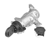 LithTor Ignition Switch 1K0905851B Steering Lock Barrel Starter Switch for VW Golf 5 6 7 Passat Polo Audi A3 Key Sensor Ignition Lock Cylinder Starter Button 1K09(with lock cylinder and key)