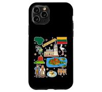Lithuania Map Souvenir, Baltic Culture & Travel Apparel Case for iPhone 11 Pro