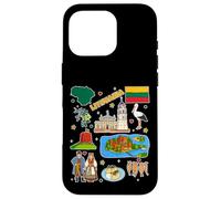Lithuania Map Souvenir, Baltic Culture & Travel Apparel Case for iPhone 16 Pro