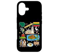 Lithuania Map Souvenir, Baltic Culture & Travel Apparel Case for iPhone 17