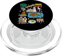 Lithuania Map Souvenir, Baltic Culture & Travel Apparel PopSockets PopGrip for MagSafe