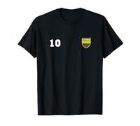 Lithuania Number 10 Soccer Flag Football Lithuanian T-Shirt