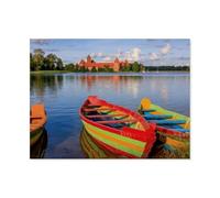 Lithuania - Trakai Island Castle，1000 Piece Paper Puzzle for An Unforgettable Family Activity - Suitable for All Ages（38x26cm）-AY15