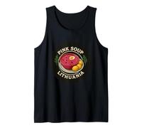Lithuanian Saltibarsciai Cold Beetroot Pink Soup Lithuania Tank Top