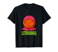 Lithuanian Saltibarsciai Pink Soup Basketball Lithuania T-Shirt