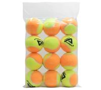 LITIAN 12 Pack Practice Tennis Balls - 50% Slower Orange Tennis Balls for Beginners - Extra Soft, Low Bounce - Great for Dog Play & Outdoor Practice
