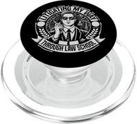 Litigating my Way through Law School Law Student PopSockets PopGrip for MagSafe