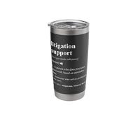 Litigation Support Funny Dictionary Definition Stainless Steel Insulated Tumbler