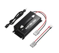 LiTime 14.6V 40A Lithium Battery Charger, Mountable for 12V LiFePO4 Battery with Handle and LED Indicator, AC-DC Smart Charger for 12.8V LiFePO4 Batteries, 40A Fast Charging for RVs, Home