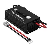 LiTime 51.2V/48V 30A LiFePO4 Lithium Battery Charger for Boat, RV; 58.4V Output; Black