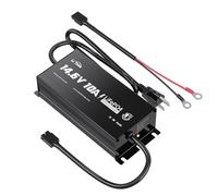 LiTime IP67 Waterproof 14.6V 10A LiFePO4 Onboard Charger, Fast Charging, 4 Safety Protections, Better Charging Performance, Extend Lithium Batteries Life, with LED Indicator, Outdoor & Marine Use