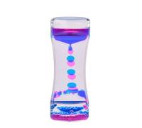 Litinliv Liquid Hourglass Timer, Colorful Sensory Toy, Motion Timer, Hourglass Timer, Hourglass Liquid Toy for Activities, Stress, Anxiety, Relaxation (C)