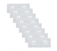 Litinliv Strong Adhesive Hooks, Shower Caddy Adhesive Pad, Self Adhesive Hooks, Shower Caddy Adhesive for Replacement, Transparent Sticky Hooks, Basket Wall Hanging Hook, Bathroom Accessories (8pcs)