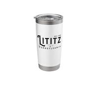 Lititz Pennsylvania PA Lancaster County Cool Small Town USA Stainless Steel Insulated Tumbler