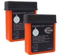 LITKEQ (2 Pack) 3.6V 2100mAh BA223030 Rechargeable Battery for HBC Crane Remote Control, HBC BA223030 / BA223000 / FUB6 Battery
