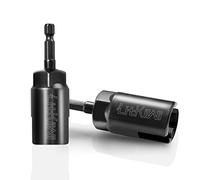 LitKiwi 2PCS Power Wing Nut Driver,1/4" Hex Shank Slot Wing Nut Drill Bit Socket Wrenches,for Panel Nuts Screws C-Shaped Hook Bolt or Other Special-shaped Bolts Nuts
