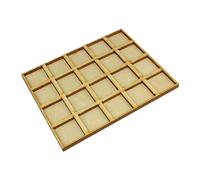 LITKO 5x4 Sabot Formation Tray | Upsizing 20mm to 25mm Square Bases | Compatible with Warhammer: The Old World
