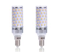 LiTlight E14 LED Bulbs 10W, SES Small Edison Screw Light Bulbs 1100LM, 3000K Warm White, 100W Halogen Equivalent, E14 Corn Light Bulb for Home Ceiling Lights, Non-Dimmable, Pack of 2