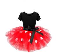 Lito Angels Baby Girls Polka Dot Tutu Costume, Red, Age 12-18 Months