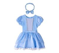 Lito Angels Baby Infant Girls Princess Cinderella Costume Bodysuit Romper Onesie Fancy Dress Up with Headband Age 18-24 Months