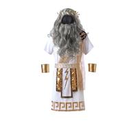 Lito Angels Boys Zeus Gr od Costume, Gold, Age 5-7 Years