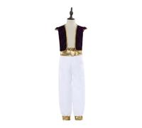 Lito Angels Desert Prince Arabian Costume for Boys, Age 8-9 Years, Purple