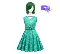 Lito Angels Disgust Fancy Dress Up Costume Clothes Summer Outfit Set with Accessories for Kids Girls Size 7-8 Years
