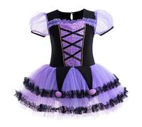 Lito Angels Girls Ballet Tutu Dress Ballerina Princess Costume Purple Tulle Skirt Kids Dance Wear Birthdays Fancy Outfit Age 7-8 Years