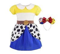 Lito Angels Girls Cowgirl Costume, Age 6-7 Years